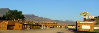 Panoramic of YVI Yellowstone Valley Inn which is only 32 minutes from Yellowstone National park and has
 Lodging Camping Swimming Pool Restaurant Bar