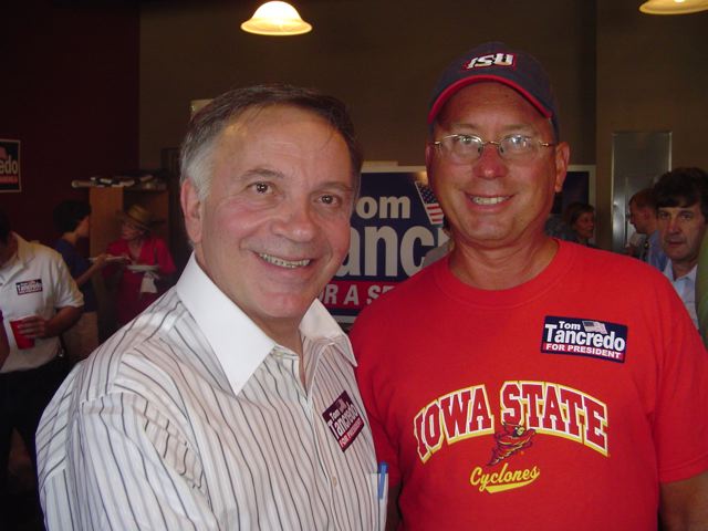 AHS Ames High School 1972 Craig Stephenson with Tom Tancredo in Ames Iowa 2007